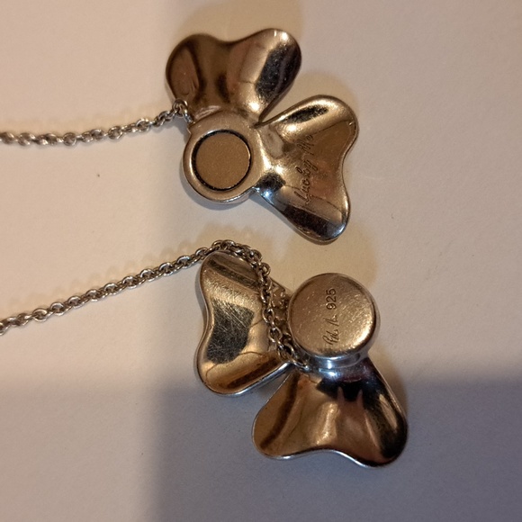 Petra Azar LUCKY ME Sterling flower necklace - Picture 3 of 3